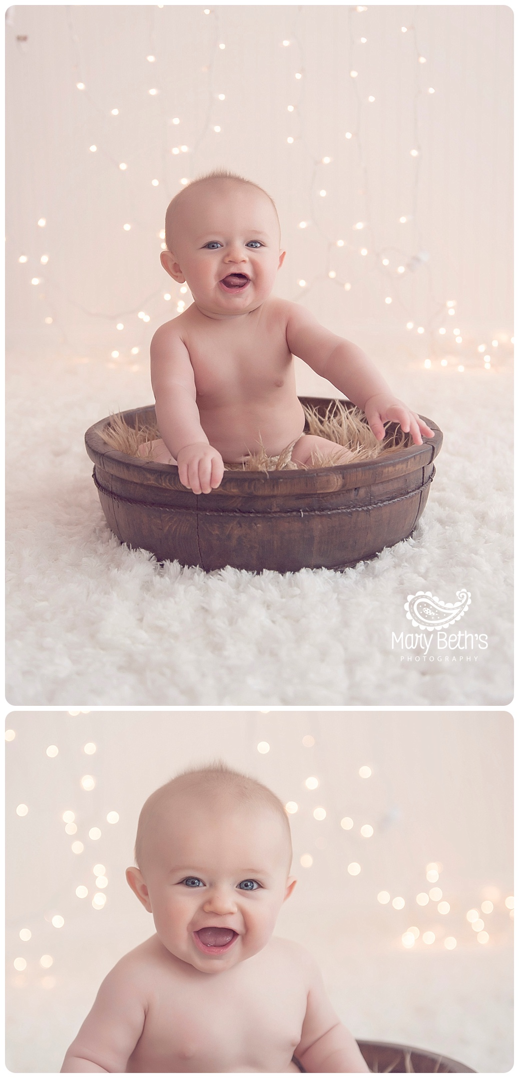 6 month baby boy session