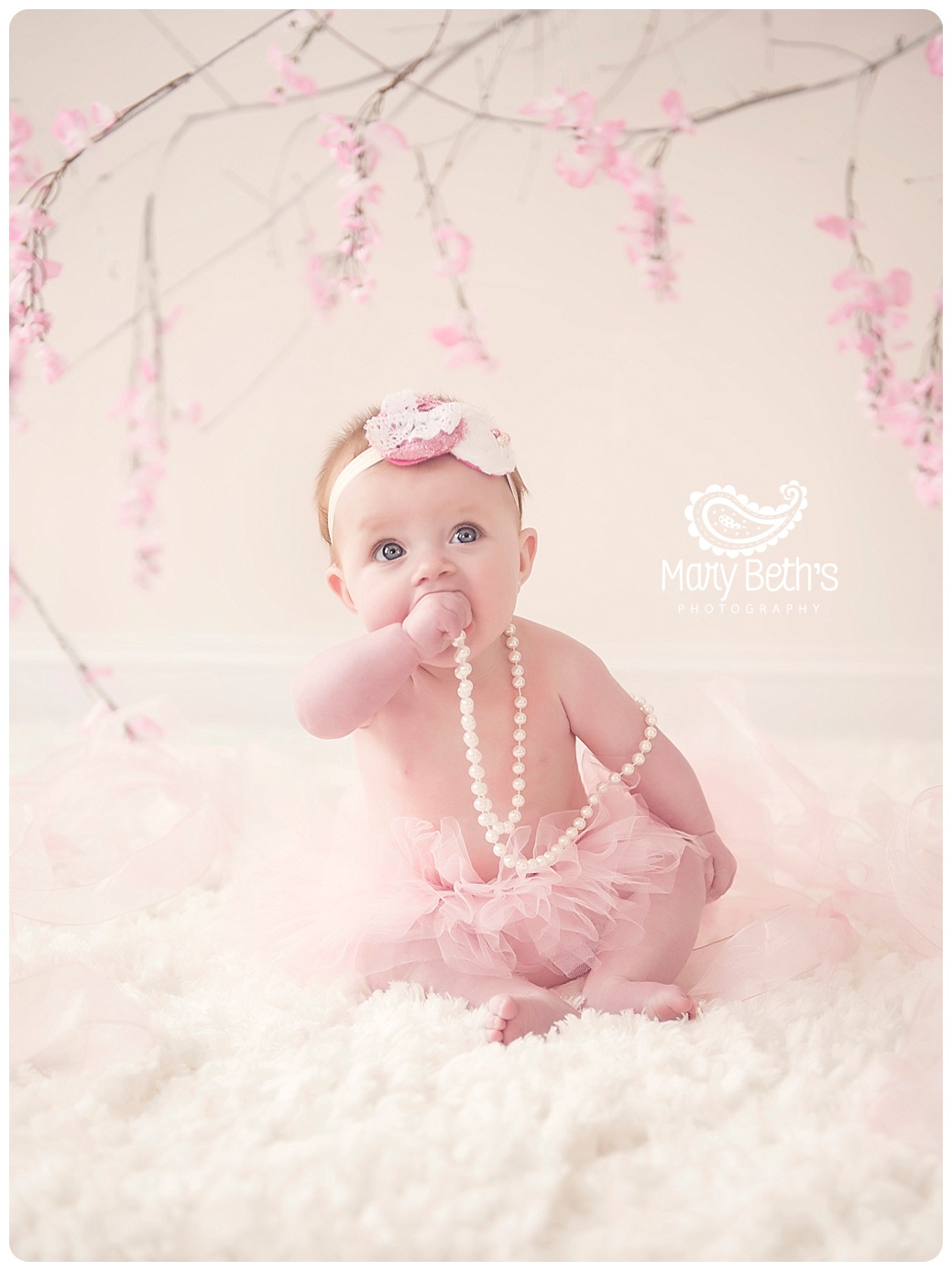 6 month baby girl studio session