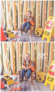 Augusta GA Construction Themed First Birthday and Cake Smash Portraits | Mary Beth's Photography | Augusta GA Newborn Photographer, Augusta GA Family Photography