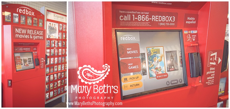  Augusta GA Newborn Photographer images of Red Box Movie Rental | Mary Beth's Photography