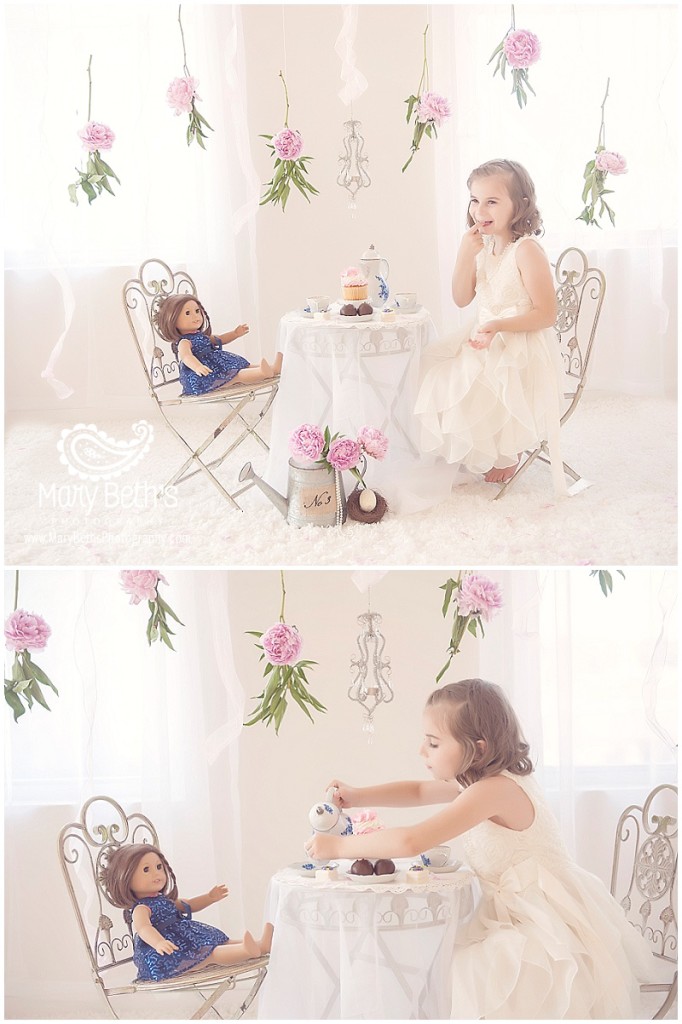 Augusta GA Newborn Photographer images of her daughter's birthday party | Mary Beth's Photography