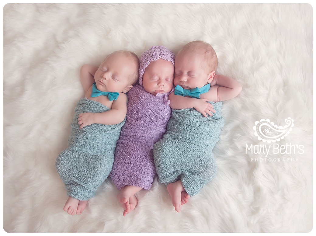 Augusta GA First triplet newborn portraits | Mary Beth's Photography | Augusta GA Newborn Photographer, Augusta GA Family Photography