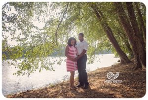Augusta GA Maternity Photographer near a lake outdoor | All Natural Light Studio - Outdoor Portraits | Mary Beth's Photography