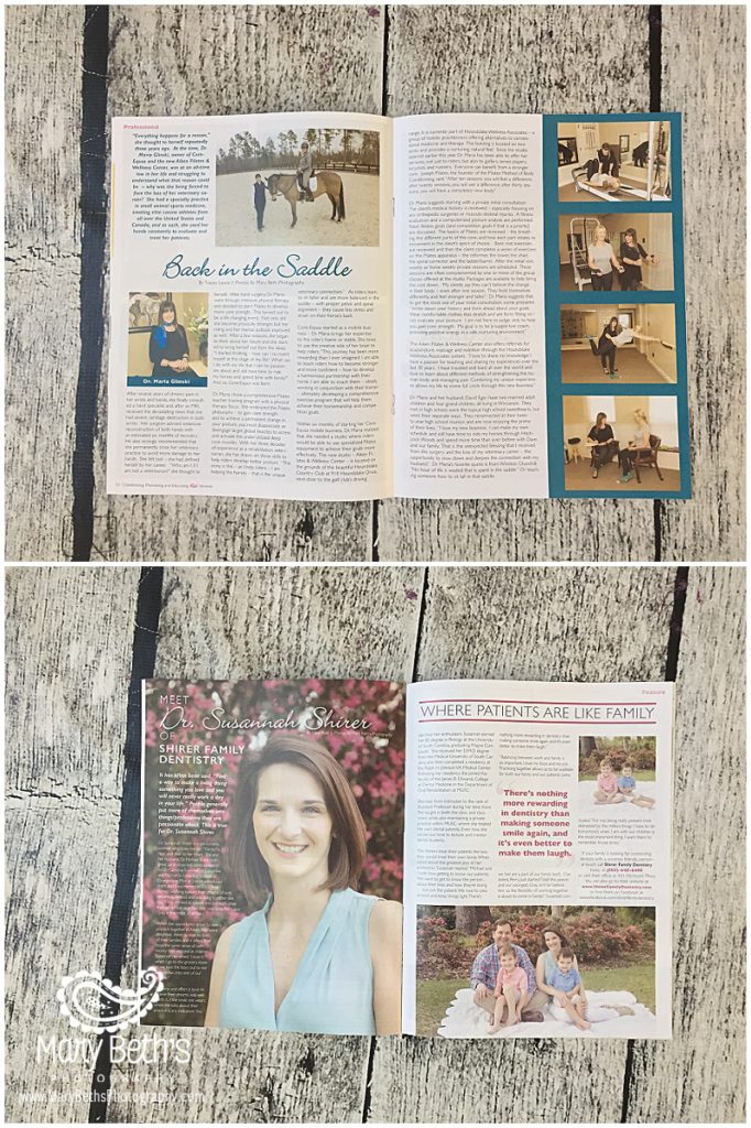 Images of Aiken Woman Magazine and their photography an Augusta GA Newborn Photographer | Aiken Woman Magazine | Mary Beth's Photography