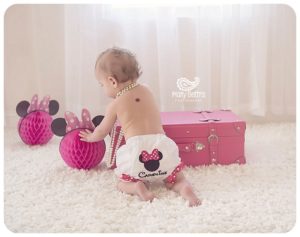 Images from a 1st Birthday and Minnie Mouse Cake Smash Session for Mary Beth's Photography in Augusta, GA | Augusta GA Newborn Photographer, Augusta GA Family Photography