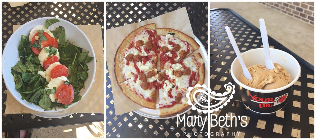 Images of Your Pie restaurant and food in North Augusta, SC from an Augusta GA Newborn Photographer | Your Pie | Mary Beth's Photography