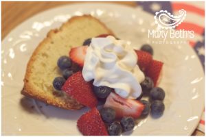 Augusta GA Newborn Photographer images of her gluten-free pound cake dessert | Mary Beth's Photography