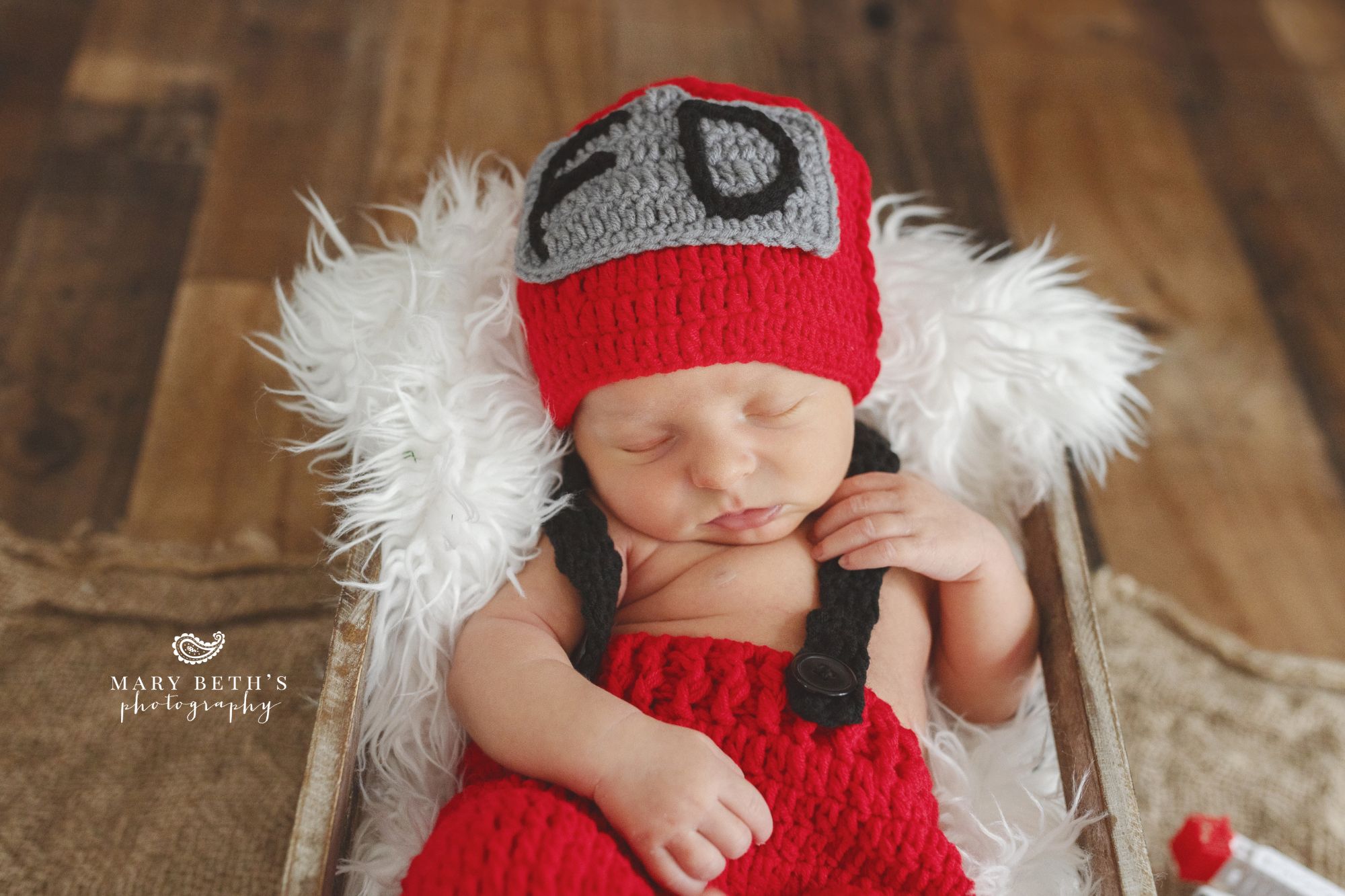 newborn baby boy fireman theme