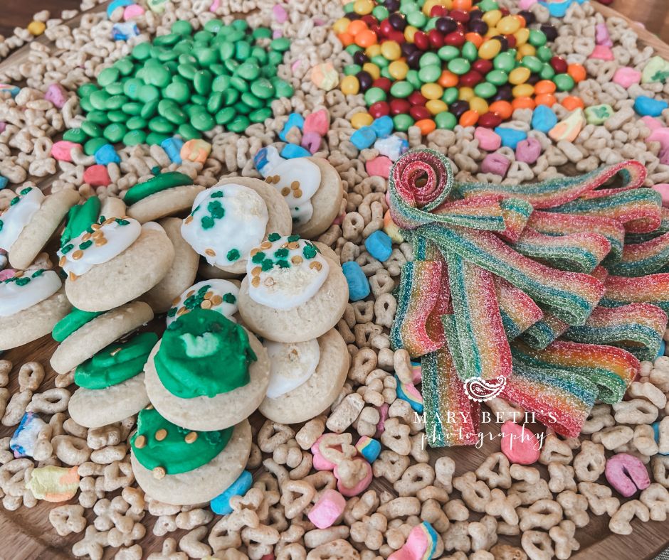 candy board for st. Patrick's day