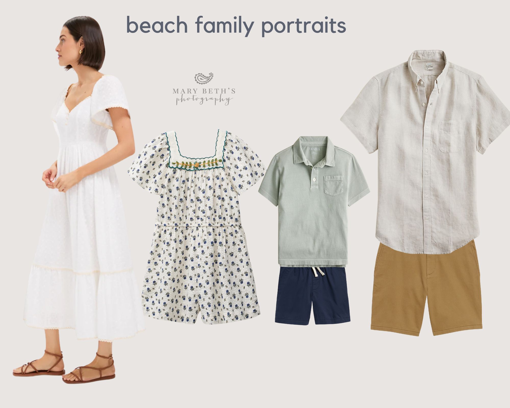 Family Outfit Guide for the Beach