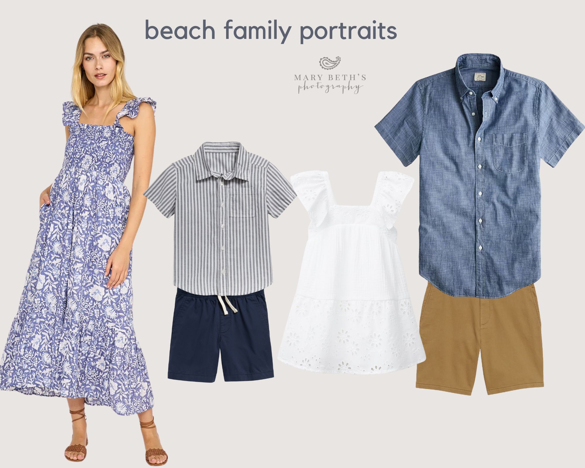 Beach Family Portraits Outfit Guide