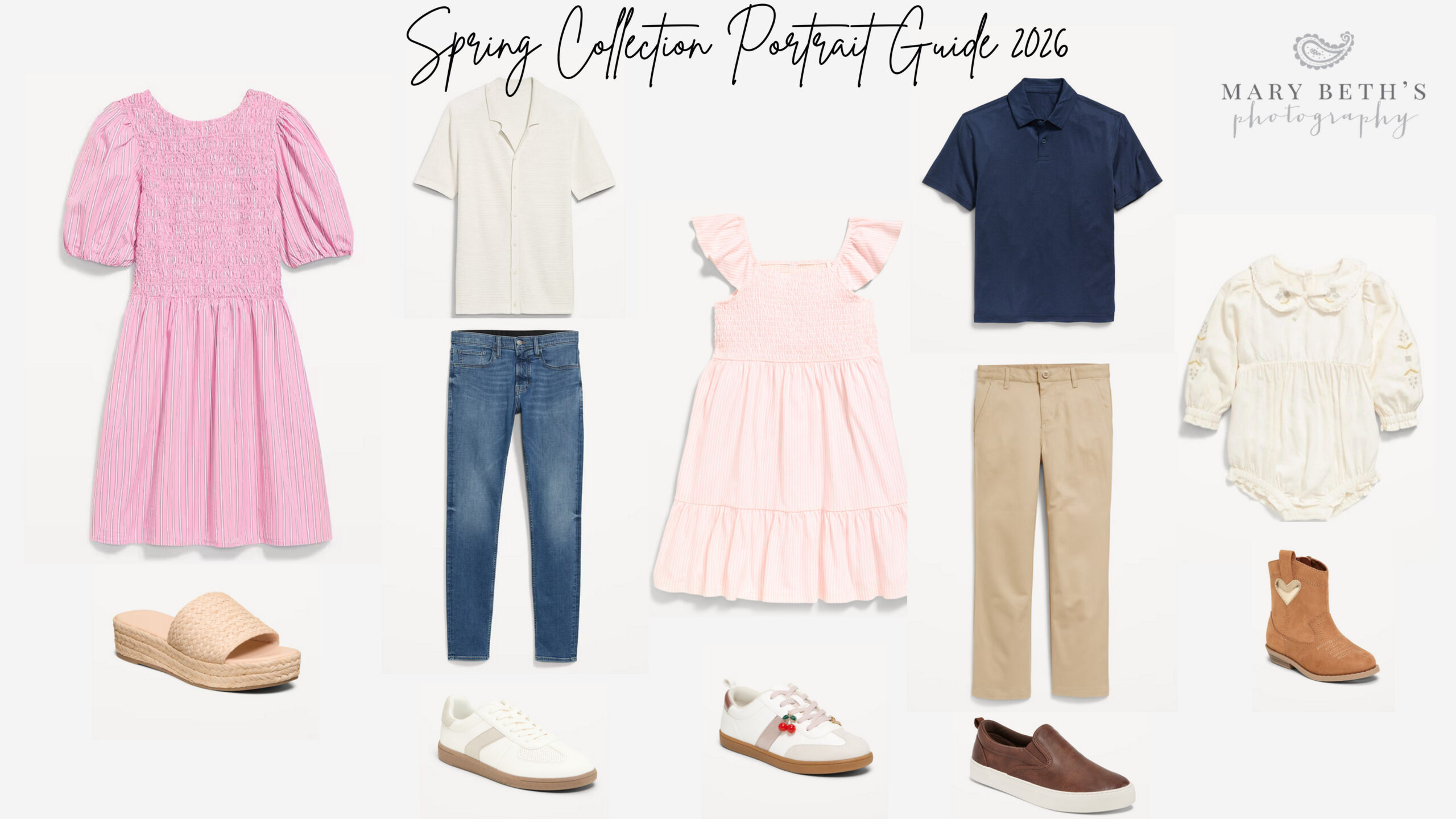 What to wear for spring portraits