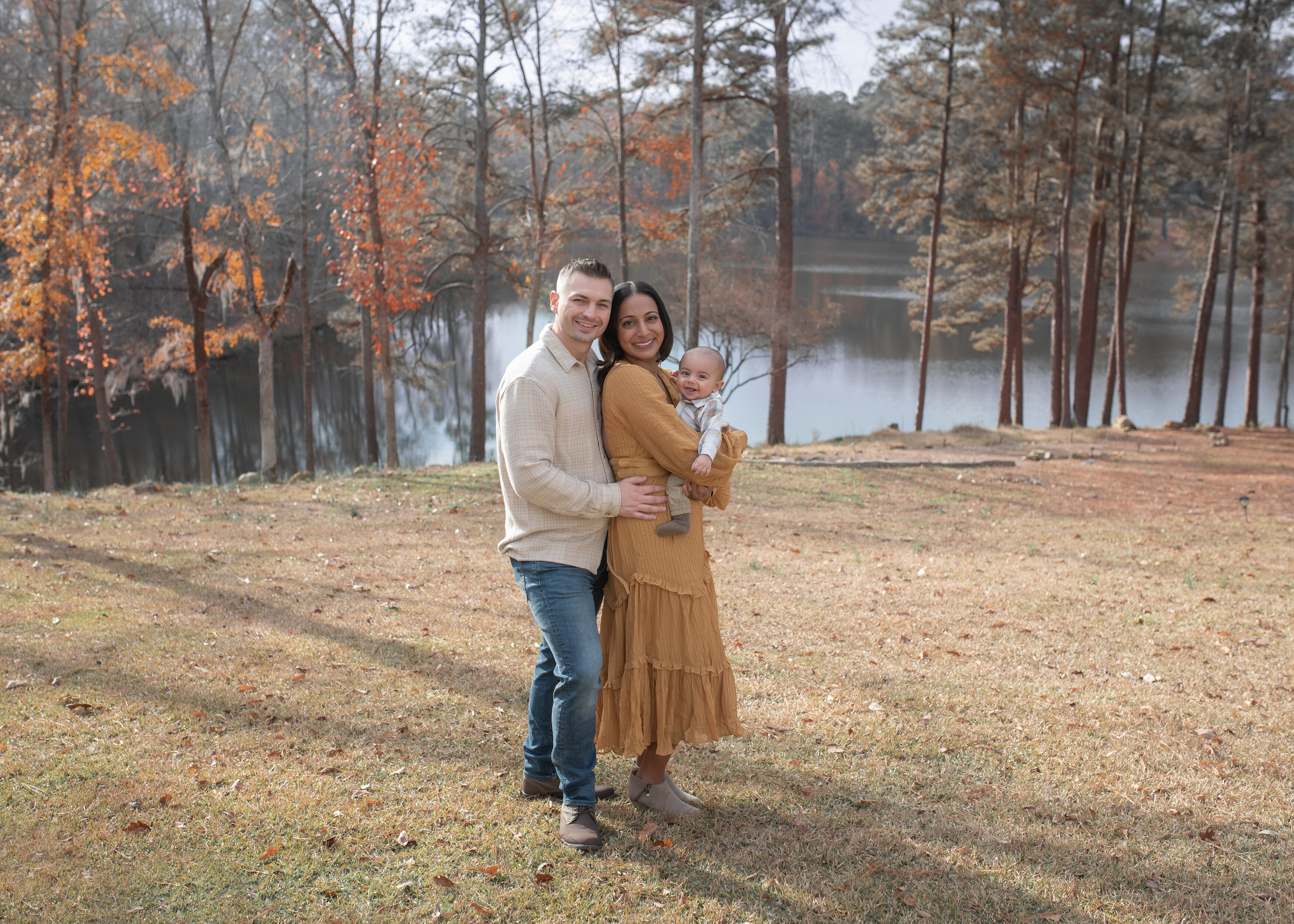 family portraits in fall